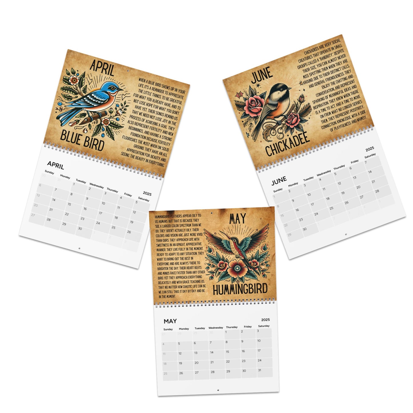 Bird Wisdom Calendar (2025)